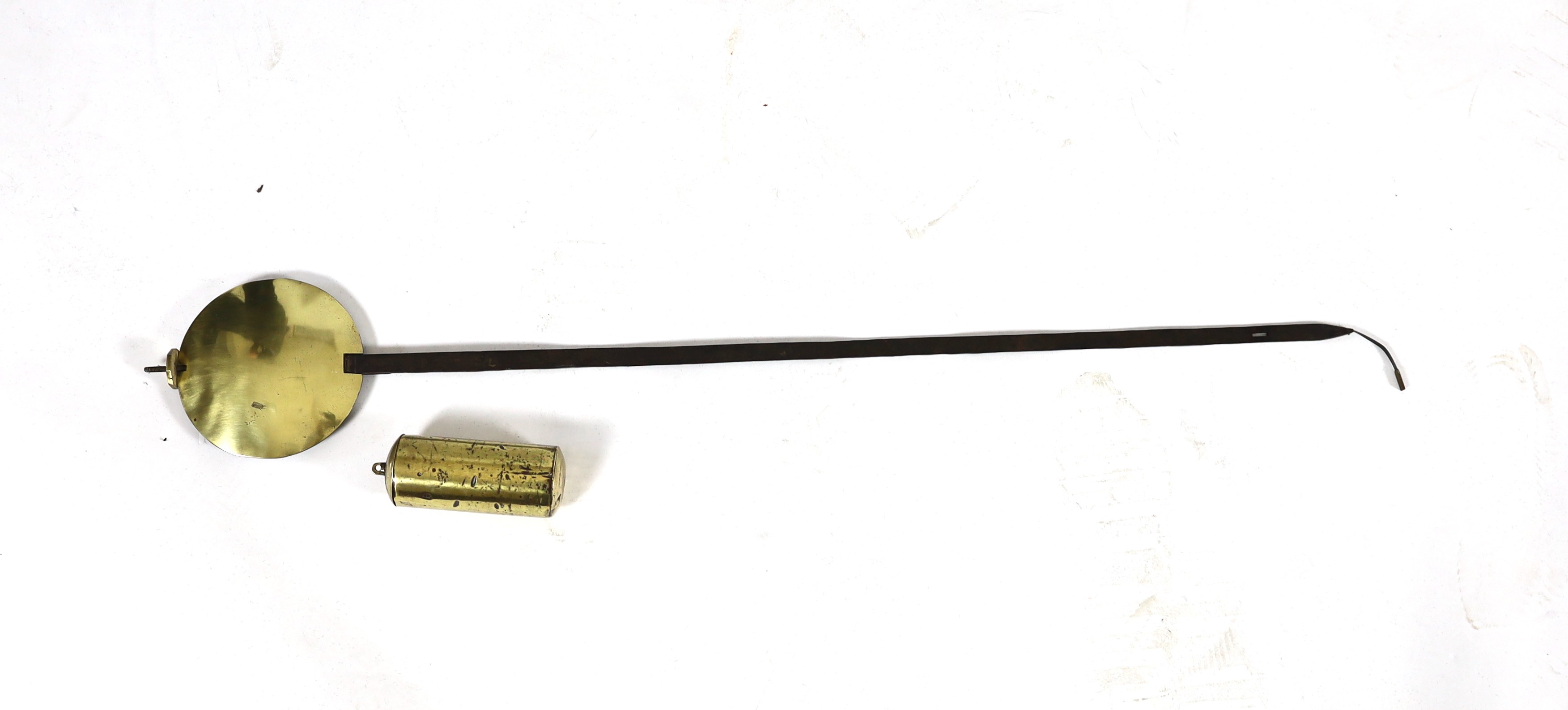 Storey of London. A George III mahogany eight day longcase regulator of small proportions, H. 191.75cm